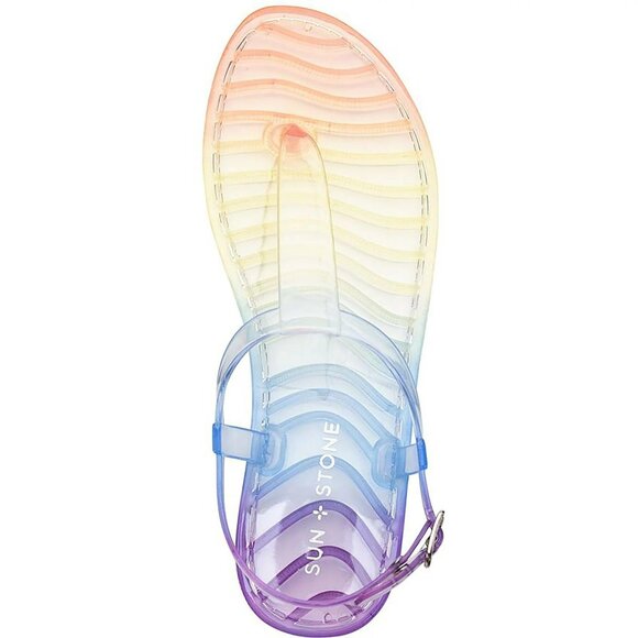 Sun + Stone Womens Thong Slingback Jelly Sandals - Picture 3 of 3